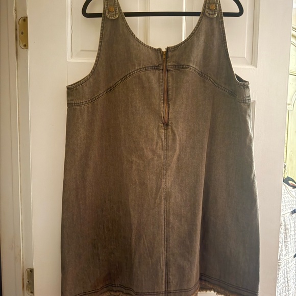 NATURAL LIFE Gray Denim Tank Dress - Picture 4 of 5